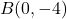 B(0, -4)