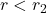 r < r_2