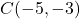 C(-5, -3)