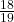 \frac{18}{19}