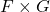 F \times G