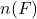 n(F)
