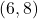 (6,8)