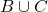 B \cup C