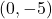 (0, -5)