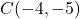 C(-4, -5)