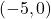 (-5, 0)