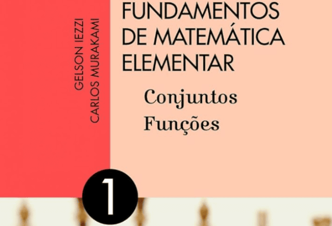 Capa do livro Fundamentos de Matemática Elementar Volume 1 - Conjuntos e Funções