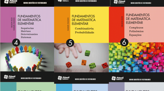 Capas dos livros fundamentos de matemática elementar