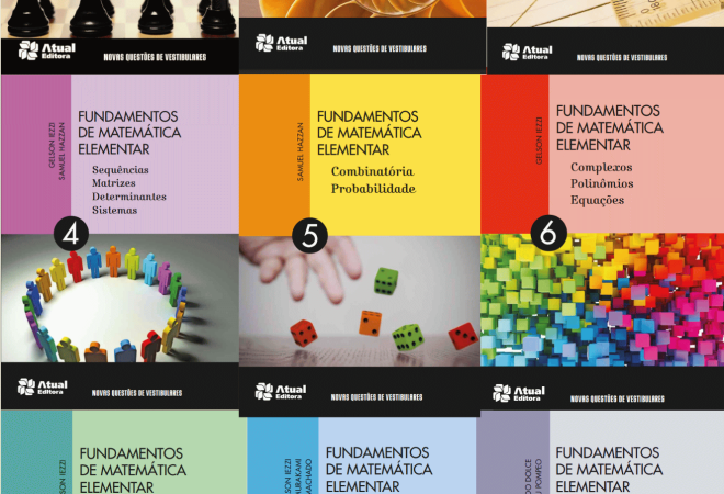 Capas dos livros fundamentos de matemática elementar